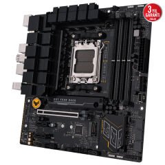 ASUS TUF GAMING B650M-E AMD B650 AM5 DDR5 6400 2xDP HDMI Çift M2 USB3.2 AURA RGB 2.5Gbit LAN mATX 128GB RAM DESTEGI ASUS TUF PROTECTION ARMOURY CRATE