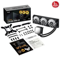 ASUS TUF GAMING LC III 360 ARGB AURA SYNC RGB 120MM*2 ADRESLENEBİLİR RGB FAN CPU SIVI SOĞUTUCUSU 6 YIL GARANTİ