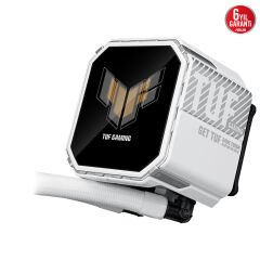 ASUS TUF GAMING LC III 360 ARGB AURA SYNC RGB 120MM*3 ADRESLENEBİLİR RGB FAN CPU SIVI SOĞUTUCUSU 6 YIL GARANTİ BEYAZ