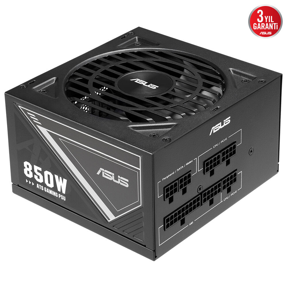 ASUS ATS-850G GÜÇKAYNAĞI ÜNİTESİ 850W 20+4 PIN ATX SİYAH