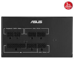 ASUS ATS-850G GÜÇKAYNAĞI ÜNİTESİ 850W 20+4 PIN ATX SİYAH