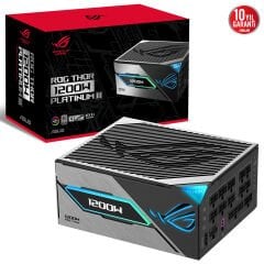 ASUS ROG THOR 1200W PLATINUM III PSU (80 PLUS PLATINUM SERTİFİKALI, ATX 3.1, GaN MOSFET, AKILLI VOLTAJ DÜZENLEYİCİ, MANYETİK OLED EKRAN, 10 YIL GARANTİ)