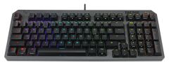ASUS TUF GAMING K3 GEN II RED SWITCH, KOMPAKT 97 TUŞ DİZİLİMİ, OPTİK-MEKANİK RGB ANAHTARLAR, SES AZALTICI KÖPÜK, IP57 SU GEÇİRMEZLİK, ÇIKARILABİLİR ÜST PLAKA VE AURA SYNC