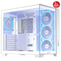 ASUS A32 PLUS M-ATX 3.2 GEN 2X1 TYPE C PORTU VE 360MM AIO CPU SOĞUTUCU & 420MM EKRAN KARTIYLA UYUMLU BEYAZ