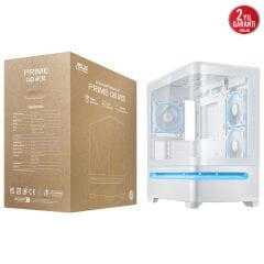 ASUS PRIME AP202 TG ARGB WHITE KASA - BEYAZ