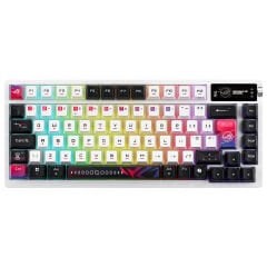 ASUS M704 ROG AZOTH X %75 ÖZEL OYUNCU KLAVYESİ – DEĞİŞTİRİLEBİLİR ROG NX MEKANİK ANAHTARLAR, 3 MODLU BAĞLANTI (2.4 GHz SPEEDNOVA), OLED EKRAN, 3 YÖNLÜ KONTROL DÜĞMESİ, BİLEK DESTEĞİ, 3 EĞİM AÇISI, MAC UYUMLULUĞU TÜRKÇE