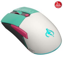 ASUS TUF GAMING MİNİ WİRELESS MOUSE HATSUNE MIKU EDİTİON: 65 GRAM, ÜÇLÜ BAĞLANTI, 12.000 DPI SENSÖR, 100 MİLYON TIK ÖMRÜ, PTFE AYAKLAR, 6 PROGRAMLANABİLİR TUŞ