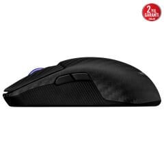 ASUS ROG P718 HARPE ACE EXTREME KABLOSUZ GAMING MOUSE KARBON FİBER YAPI 47G HAFİF AIMPOINT PRO 42K OPTİK SENSÖR OPTİK MİKRO ANAHTARLAR ROG POLLING RATE BOOSTER ESPOR & FPS OYUN SİYAH