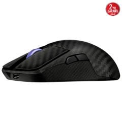 ASUS ROG P718 HARPE ACE EXTREME KABLOSUZ GAMING MOUSE KARBON FİBER YAPI 47G HAFİF AIMPOINT PRO 42K OPTİK SENSÖR OPTİK MİKRO ANAHTARLAR ROG POLLING RATE BOOSTER ESPOR & FPS OYUN SİYAH