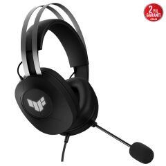 ASUS A302 TUF GAMING H1 GEN II KULAKLIK (HAFİF 297G, KABLOLU USB-A BAĞLANTISI, 40MM SÜRÜCÜLER, SANAL 7.1 ÇEVRESEL SES, TEAM-SPEAK SERTİFİKALI MİKROFON, DAYANIKLI KULAK YASTIKLARI, PC VE PS5 İÇİN)