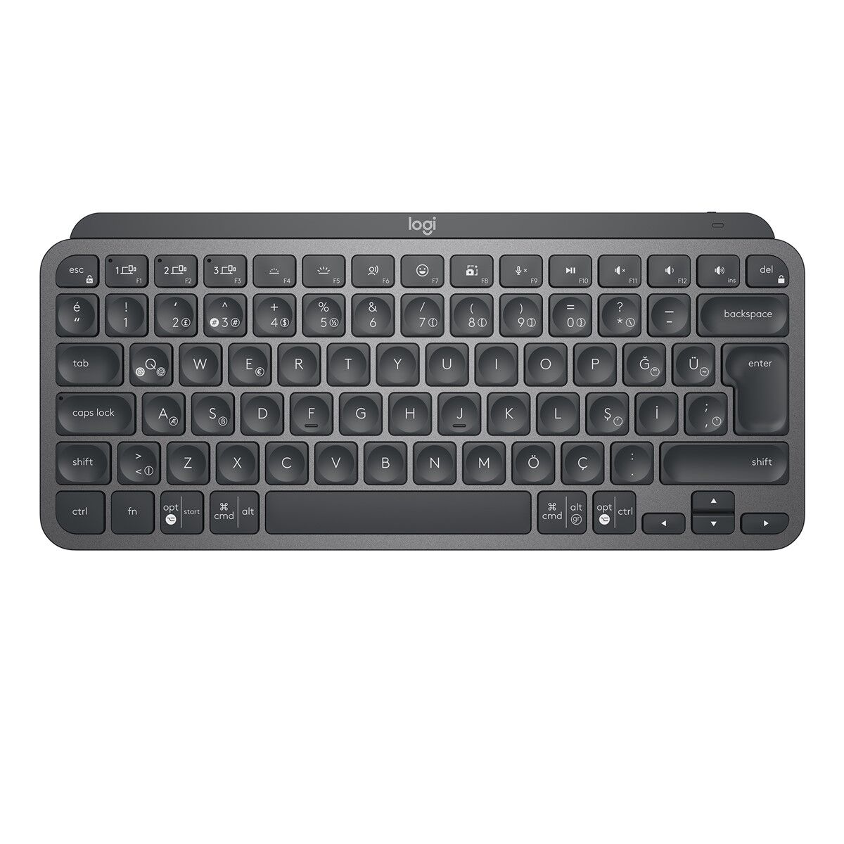LOGİTECH MX KEYS MİNİ MİNİMALİST KABLOSUZ BLUETOOTH AYDINLATMALI TÜRKÇE Q KLAVYE - SİYAH 920-010504