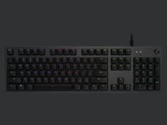 LOGITECH G G512 LIGHTSYNC RGB GX BLUE CLICKY ARKADAN AYDINLATMALI MEKANİK KABLOLU TÜRKÇE Q OYUNCU KLAVYESİ-SİYAH 920-009353