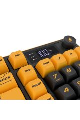 HAWK GAMING HK258CY KABLOSUZ SARI SIYAH KLAVYE