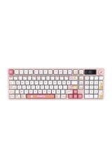 HAWK GAMING HK258WP KABLOSUZ BEYAZ PEMBE KLAVYE