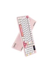 HAWK GAMING HK258WP KABLOSUZ BEYAZ PEMBE KLAVYE