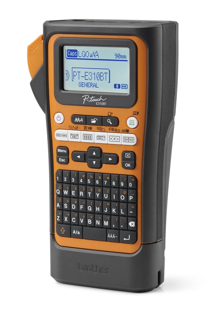 BROTHER P-TOUCH PT-E310BTVP 6 - 18MM BASKI TZE SERİSİ ETİKET YAZICI EL TİPİ BLUETOOTH USB BAĞLANTI (PİL DAHİL)