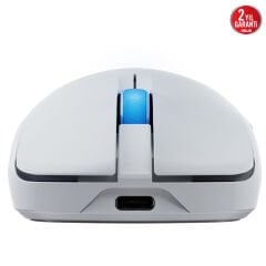 ASUS P723 ROG HARPE II KABLOSUZ ESPOR OYUN MOUSE'U, 48G HAFİF AĞIRLIK, SİMETRİK TASARIM, AIMPOINT PRO 42K OPTİK SENSÖR, OPTİK ANAHTARLAR, 8K POLLING HIZI, 5 PROGRAMLANABİLİR TUŞ BEYAZ
