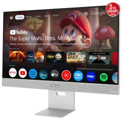 ASUS ZENSCREEN SMART MS27UC 27 IPS 3840X2160 5MS 60HZ 350CD DP HDMI USB-C HOPARLÖR VESA 3YIL