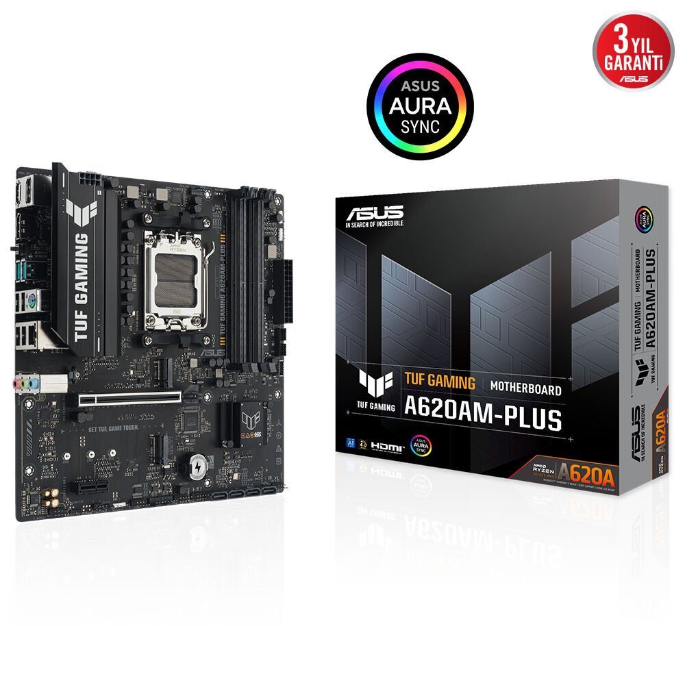 ASUS TUF GAMING A620AM-PLUS AMD A620A Soket AM5 micro ATX