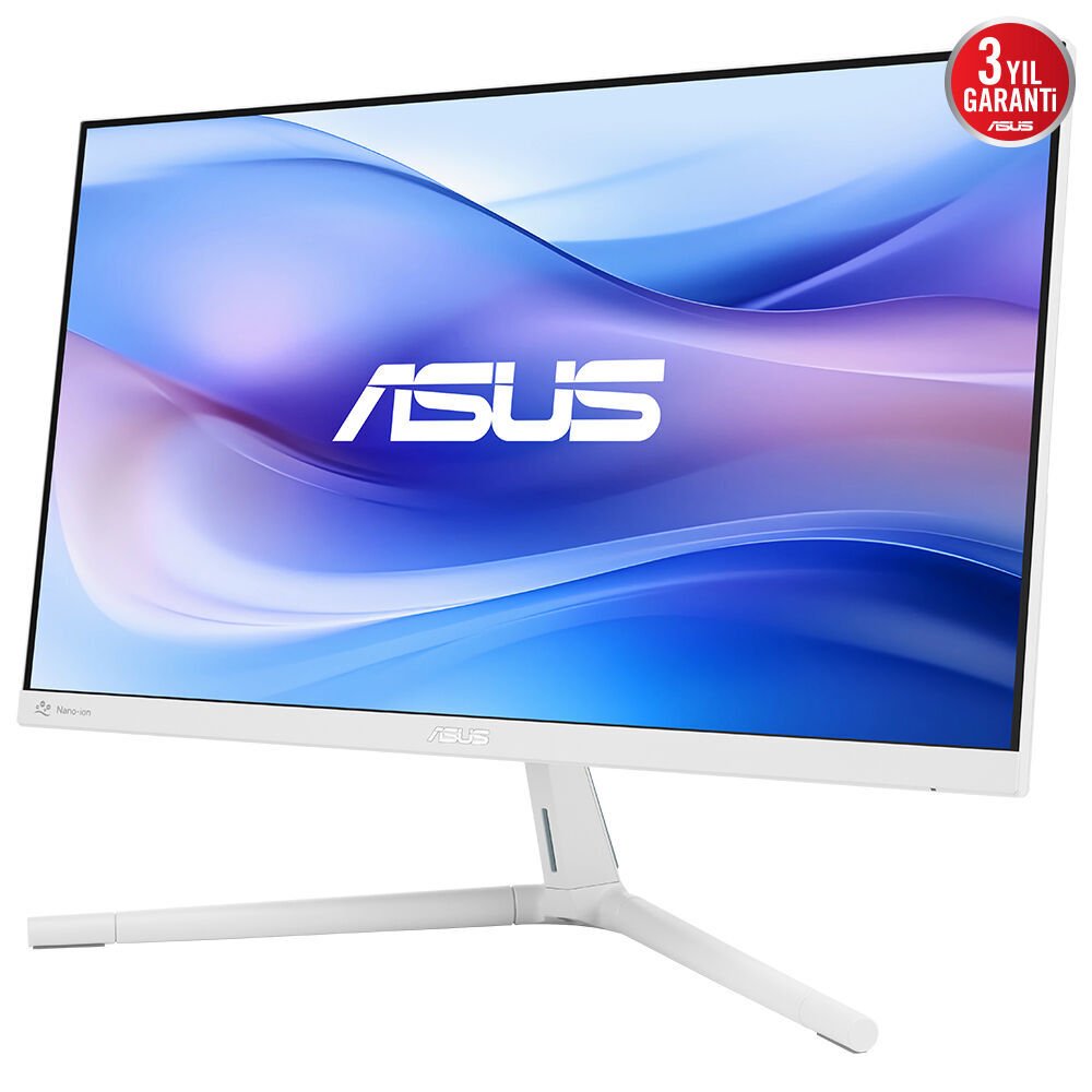 ASUS VU279HFI-W 27 IPS NANO IYON 1920x1080 1ms 100Hz 250cd HDMI VESA 3YIL EYECARE PLUS DÜŞÜK MAVİ IŞIK FLICKER- FREE ÇERÇEVESİZ MONİTÖR
