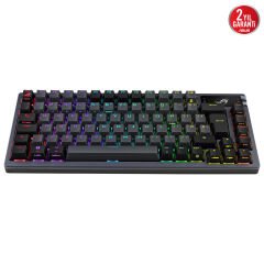 ASUS ROG AZOTH KLAVYE OYUN USB + RF WİRELESS + BLUETOOTH QWERTY AMERİKAN İNGİLİZCESİ SİYAH