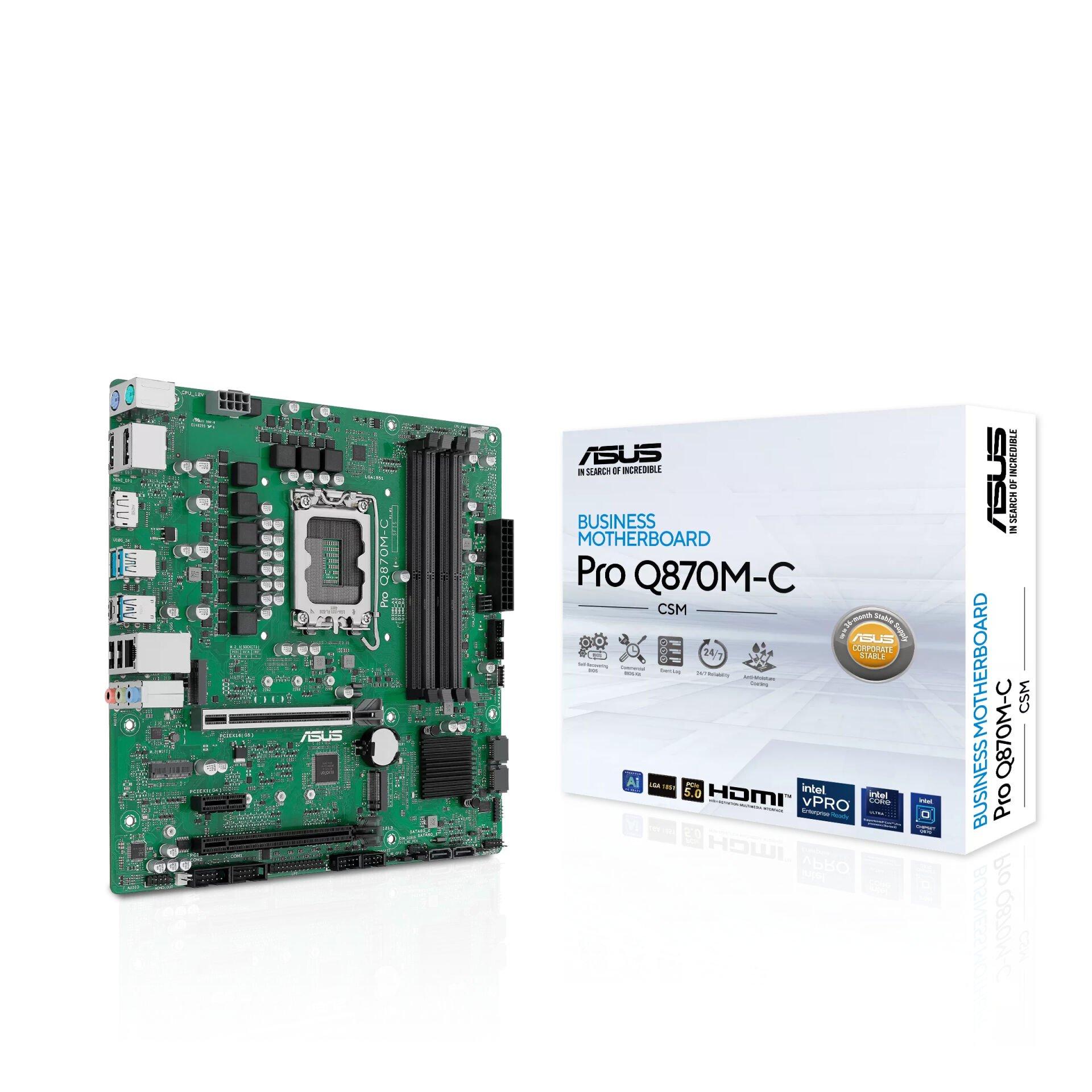 ASUS PRO Q870M-C-CSM Intel® VPRO MICROATX Q870 KURUMSAL ANAKART