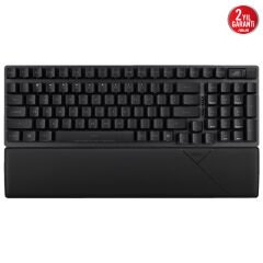 ASUS ROG CLAYMORE II/RX RED/PBT/UK AURA SYNC RGB BİLEK DESTEĞİ MEKANİK OYUNCU KLAVYE ROG RX RED SWITCH İNGİLİZCE