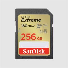 256GB SANDISK EXTREME PRO SD UHSI 180MB/S 90MB/S SDSDXVV-256G-GNCIN