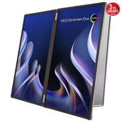 ASUS ZenScreen MQ149CD 14 Duo OLED 1920x1200 1ms 60Hz 400cd MİNİ HDMI USB 3YIL HDR 400 100% DCI-P3 ÇİFT EKRAN KATLANABİLİR TAŞINABİLİR MONİTÖR
