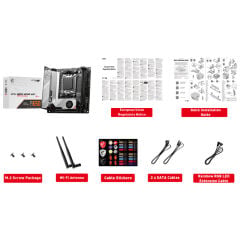 MSI MPG B650I EDGE WIFI DDR5 HDMI M.2 USB 3.2 LAN WİFİ MITX AM5