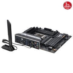ASUS TUF GAMING B860M PLUS WIFI Intel B860 LGA1851 DDR5 8800 DP HDMI Type-C 3x M2 USB3 2 Gen 2x2 WiFi 7 + BT AURA RGB 2 5Gbit LAN mATX 12+1+2+1 Güç Aşamaları 1xGen5 M2 Ready for Advanced AI PC