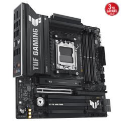ASUS TUF GAMING B850M PLUS AMD B850 AM5 DDR5 8000 DP HDMI 3x M2 USB3 2 Gen 2x2 AURA RGB 2 5Gbit LAN mATX 14+2+1 Güç Aşamaları 1xGen5 M2 Ready for Advanced AI PC