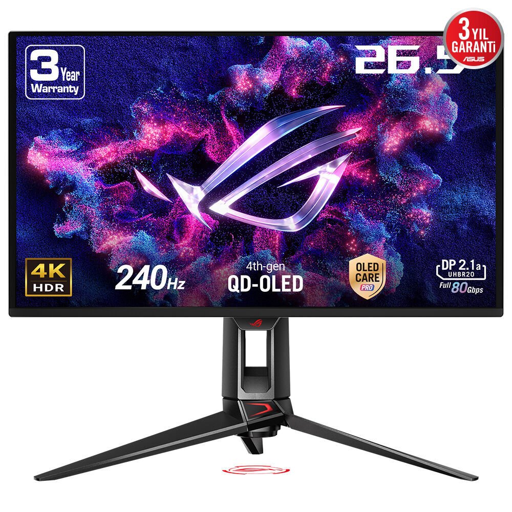 ASUS ROG SWIFT OLED PG27UCDM 4K (3840 x 2160) QD-OLED 240Hz G-SYNC HDR GAMING MONITOR