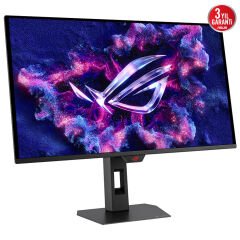 ASUS ROG STRIX XG27AQDPG 26.5 QD-OLED HDR500 2560x1440 0.03ms 500Hz 300cd DP HDMI USB VESA 3YIL %99 DCI-P3, 10BİT, PİVOT, IŞIK MONİTÖR