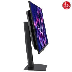 ASUS ROG STRIX XG27AQDPG 26.5 QD-OLED HDR500 2560x1440 0.03ms 500Hz 300cd DP HDMI USB VESA 3YIL %99 DCI-P3, 10BİT, PİVOT, IŞIK MONİTÖR