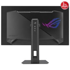 ASUS ROG STRIX XG27AQDPG 26.5 QD-OLED HDR500 2560x1440 0.03ms 500Hz 300cd DP HDMI USB VESA 3YIL %99 DCI-P3, 10BİT, PİVOT, IŞIK MONİTÖR
