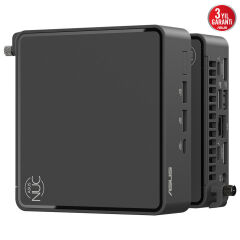 ASUS MiniPc RNUC15CRKU700002 Pro Slim Kit Ultra 7-255H Barebone Dos / 90AR00R2-M00090 Ram yok, Disk yok