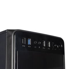 EXA EV1-503 i5-12400 1x16GB D4 512GB DOS Tower Mini Tower, 400W, Siyah, K&M Yok