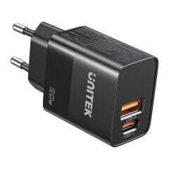 UNITEK 20W HIZLI ŞARJ ADAPTÖRÜ 1*USB-C (P1124ABK-EU)