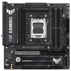 ASUS TUF GAMING B850M-PLUS WIFI AMD B850 AM5 DDR5 6400 DP HDMI 2X M2 USB3.2 AX WİFİ BT AURA RGB 2.5GBİT LAN MATX 128GB A KADAR RAM DESTEĞİ ASUS TUF PROTECTION ARMOURY CRATE