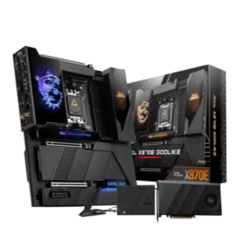 MSI MB MEG X870E GODLIKE AM5 DDR5 9000MHZ(OC) USB4 7x M.2 2x DP 1x10G 1x 5G  LAN WIFI 7 RGB ATX