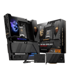 MSI MB MEG X870E GODLIKE AM5 DDR5 9000MHZ(OC) USB4 7x M.2 2x DP 1x10G 1x 5G  LAN WIFI 7 RGB ATX