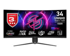 34 MSI MPG 346CQRF X24 0.5MS 240HZ VA MONITOR