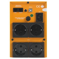 MAKELSAN ROAR 2200VA  LCD/USB (2x 9AH)  4-8dk USB Giriş,LCD Panel
