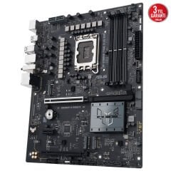 ASUS TUF GAMING B860-PLUS WIFI Intel B860 LGA1851 DDR5 8666 DP HDMI Type-C 3x M2 USB3.2 Gen 2x2 WiFi 7 + BT AURA RGB 2.5Gbit LAN ATX 12+1+2+1 Güç Aşamaları, 1xGen5 M.2, Ready for Advanced AI PC
