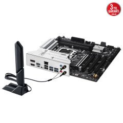 ASUS PRIME Z890M-PLUS WIFI Intel Z890 LGA1851 DDR5 7600 DP HDMI Type-C 3x M2 USB3.2 WiFi 7 + BT AURA RGB 2.5Gbit LAN mATX 10+1+2+1 Güç Aşamaları ASUS AI Teknolojieri ASUS GlideX