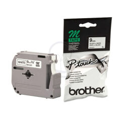 BROTHER P-TOUCH M-K221 M-TAPE 9MM BEYAZ ÜZERİNE SİYAH KAĞIT ETİKET