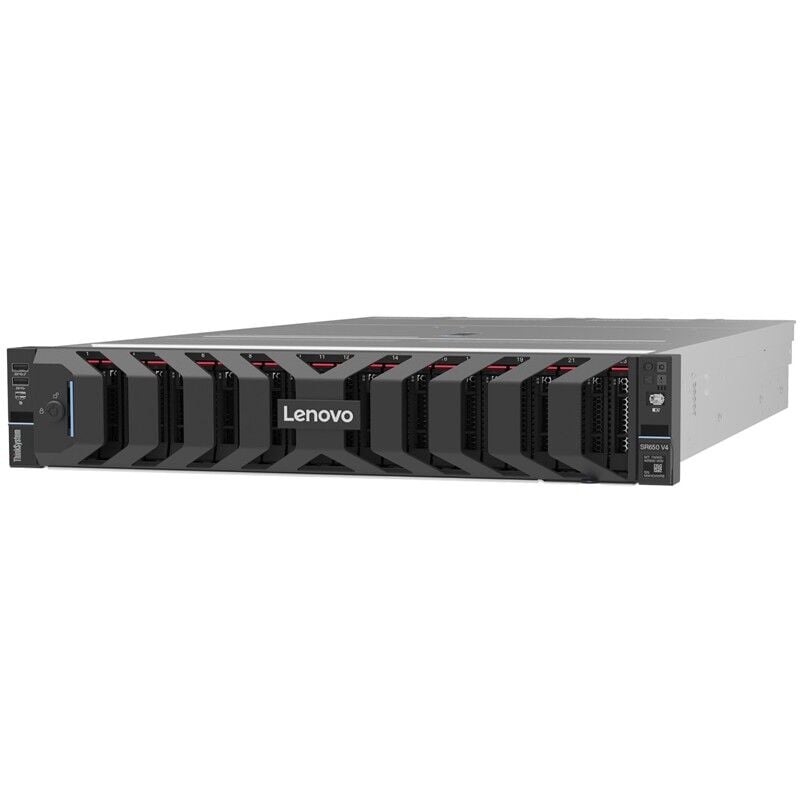LENOVO THINKSYSTEM SR650 7DGDA00SEA V4 INTEL XEON GOLD 6526P 1X32GB 8X2.5'' 1X1300W 3 YIL YERİNDE GARANTİ