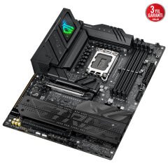 ASUS ROG STRIX B860-F GAMING WIFI INTEL B860 LGA1851 DDR5 9066 DP HDMI 4x M2 USB3.2 Gen 2x2 WiFi 7 + BT AURA RGB 2.5Gbit LAN ATX 16+1+2+1 Güç Aşamaları 1xGen5 M.2 ASUS AI Advisor Thunderbolt 4