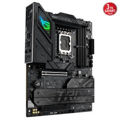 ASUS ROG STRIX B860-F GAMING WIFI INTEL B860 LGA1851 DDR5 9066 DP HDMI 4x M2 USB3.2 Gen 2x2 WiFi 7 + BT AURA RGB 2.5Gbit LAN ATX 16+1+2+1 Güç Aşamaları 1xGen5 M.2 ASUS AI Advisor Thunderbolt 4